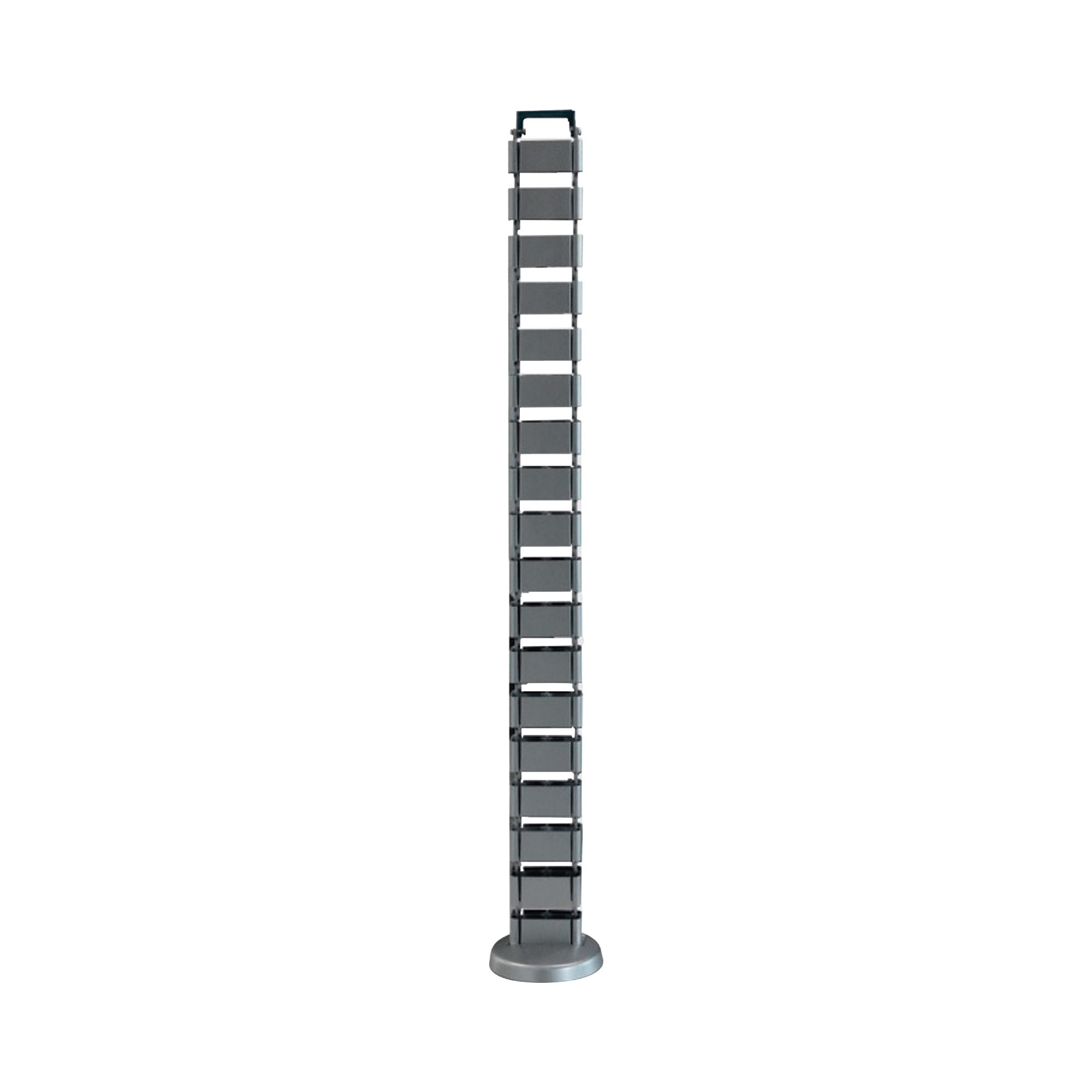 Organizador de cables vertical articulado, ideal para llevar los cables del piso a mesa o a la cubierta del escritorio de manera segura Organizador de cables vertical articulado, ideal para llevar los cables del piso a mesa o a la cubierta del escritorio de manera segura
